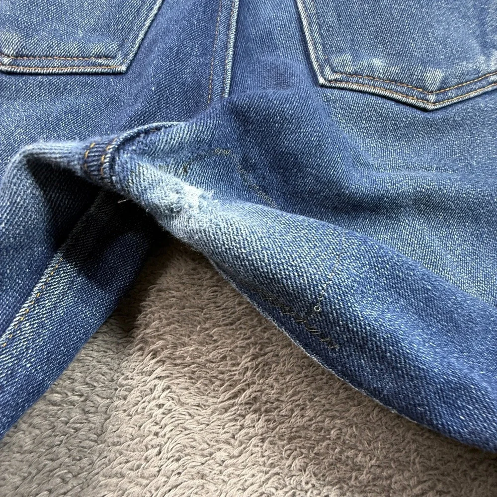 Vintage 80's Levis Levi's Orange Tab 505 Straight Leg USA Denim Jeans 33x28.75
